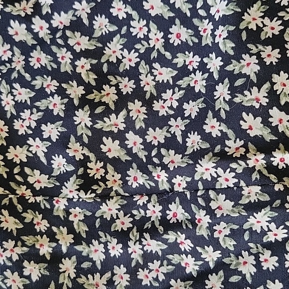 Vintage Express Button Up Floral Maxi Skirt Rayon 90s Compagnie Internationale S - Picture 8 of 8